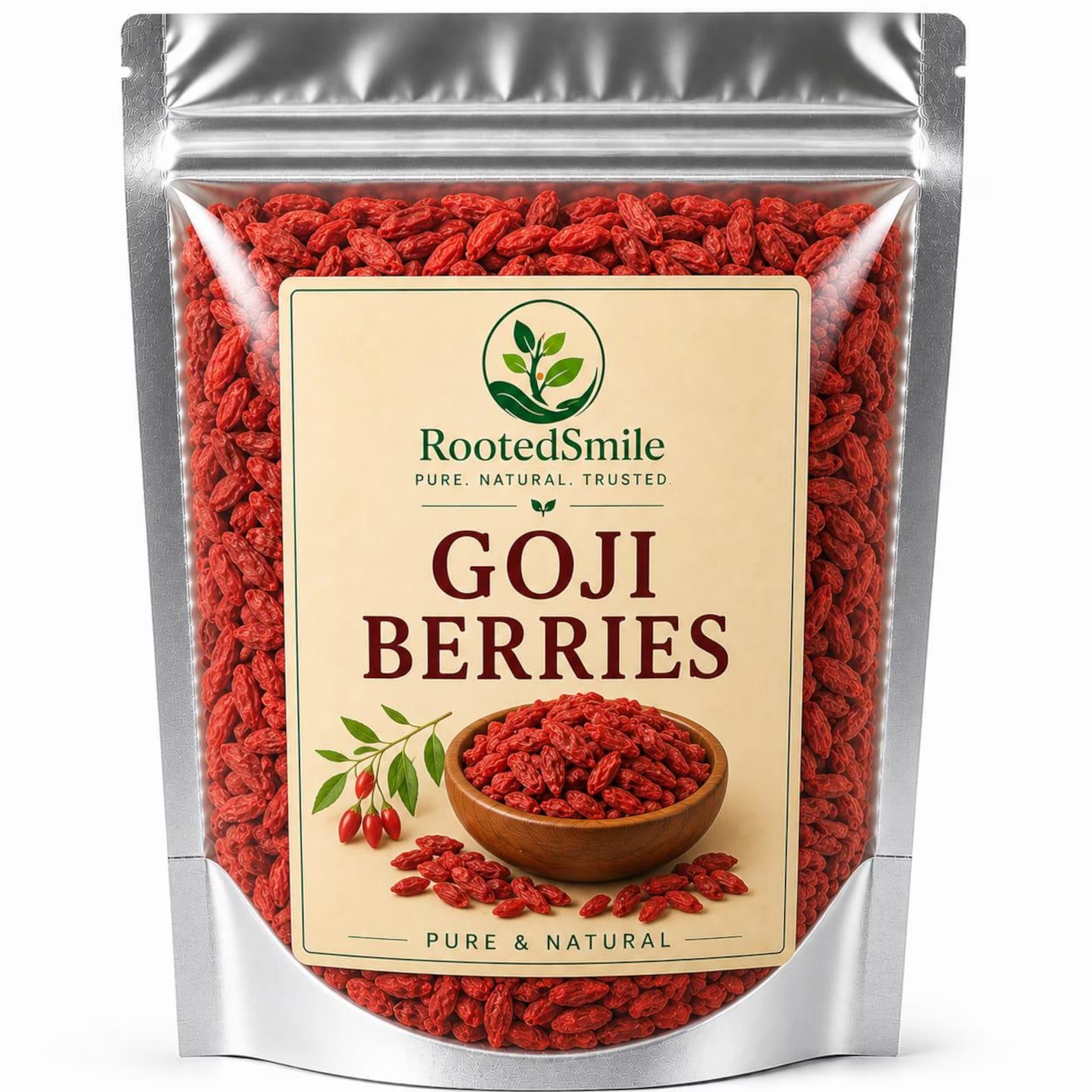 Pungă cu fructe de goji uscate